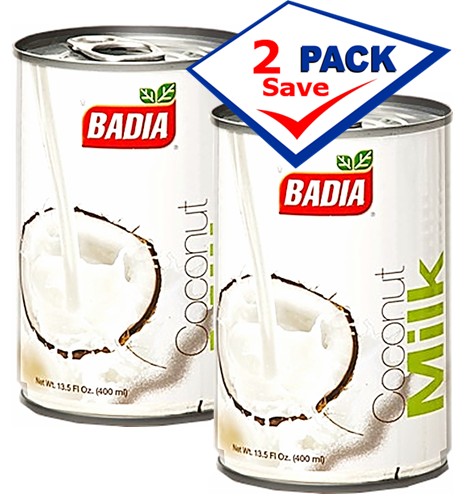 Badia Coconut Milk (17-19% Fat) 13.5 oz. Pack of 2